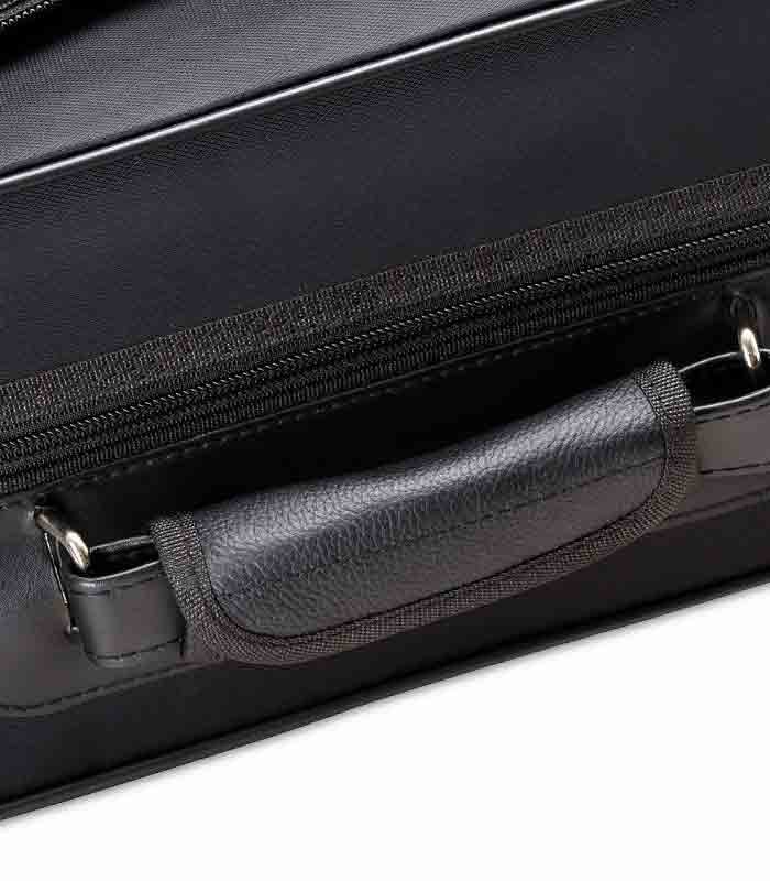 Photo detail of the John Packer Euphonium JP374S Sterling case handle