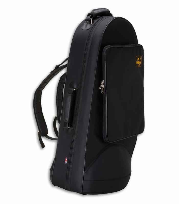 Photo of the John Packer Euphonium JP374LT Sterling case with straps