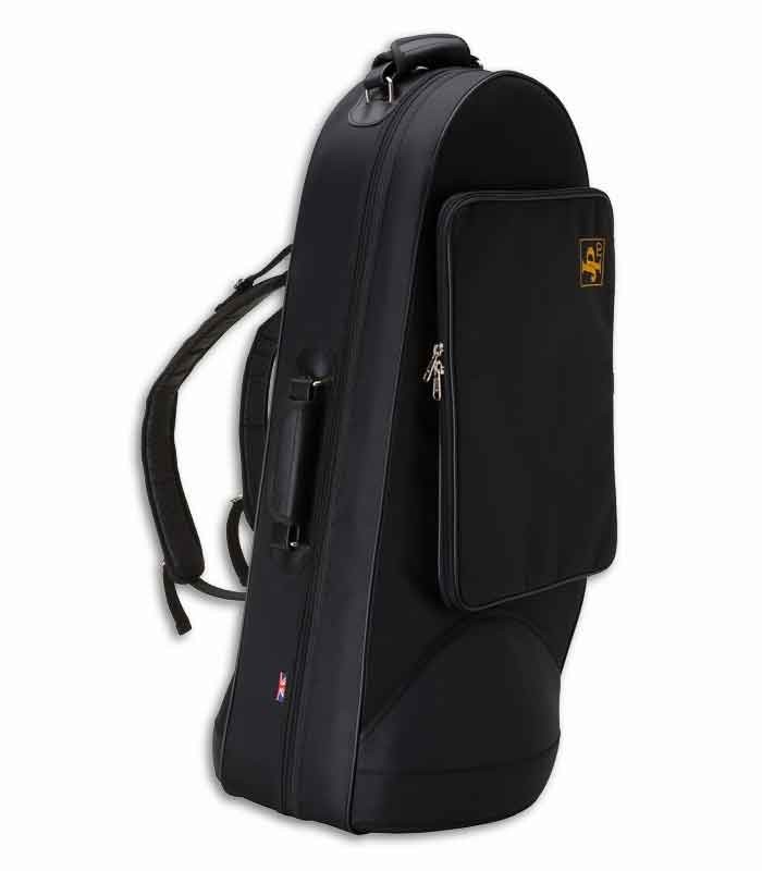 Photo of the John Packer Euphonium JP374ST Sterling case with straps