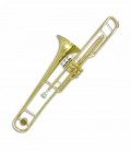 Trombone with Pistons John Packer JP134 E Flat Golden with Case