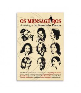 Livro CD Sevenmuses Os Mensageiros Antologia de Fernando Pessoa