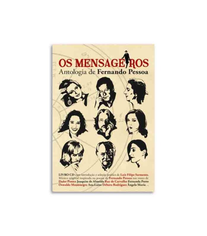 Livro CD Sevenmuses Os Mensageiros Antologia de Fernando Pessoa