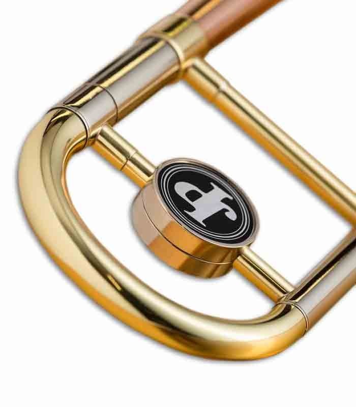 Foto detalhe da curva de afinação do Trombone de Varas Tenor John Packer JP132R