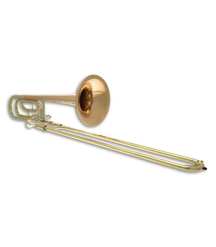 Photo of the John Packer Tenor Trombone JP133MLR front and in three quarters