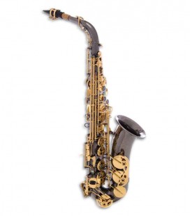 Saxofone Alto John Packer JP045B Mi Bemol Preto Chaves Douradas com Estojo