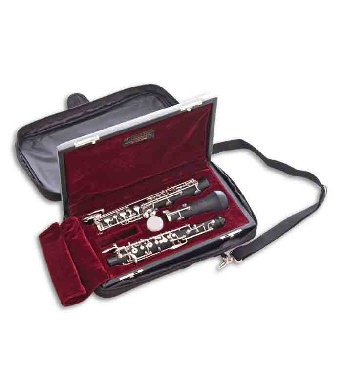 Foto del Oboe John Packer JP181C dentro del estuche
