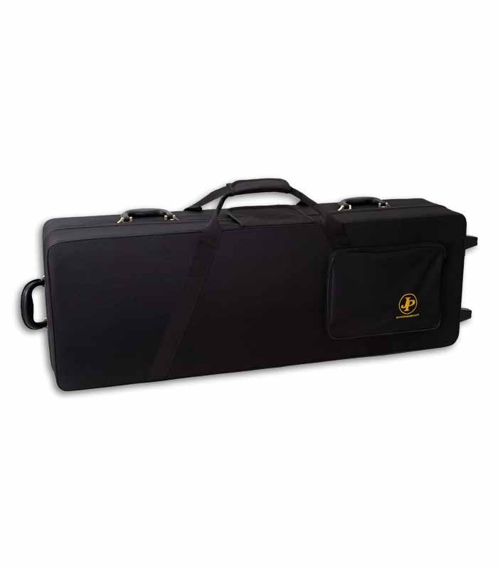 Foto del estuche del Saxófono Barítono John Packer J044