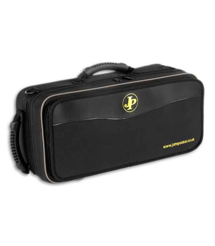 Foto do estojo do Saxofone Soprano Curvo John Packer JP043CG