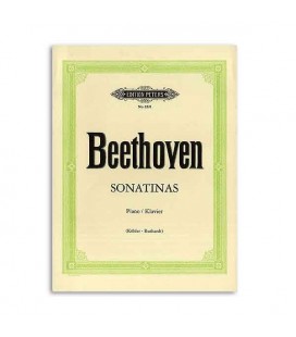Livro Edition Peters EP1231 Beethoven 6 Sonatinas