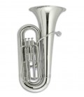 Tuba Compacta John Packer JP078S Si Bemol Prateada com Estojo