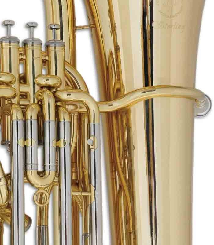Photo detail of the John Packer Tuba JP378 Sterling pistons