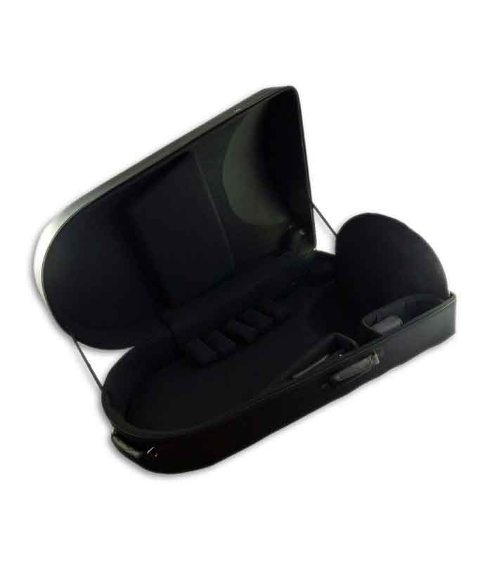 Foto do estojo aberto da Tuba John Packer JP378S Sterling