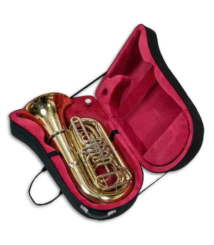 Foto de la Tuba John Packer JP379B Sterling en el estuche