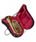Foto da Tuba John Packer JP379B Sterling dentro do estojo