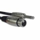 Cable Schulz MIK 6 for Microphone Mik 6 Canon Jack Black with 6M