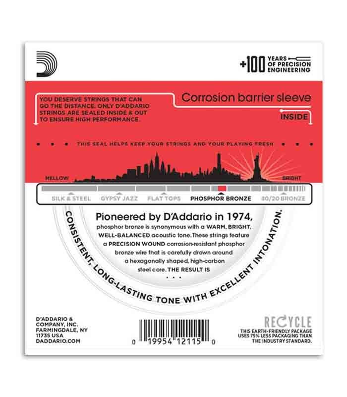 Daddário Acoustic Guitar String Set EJ17