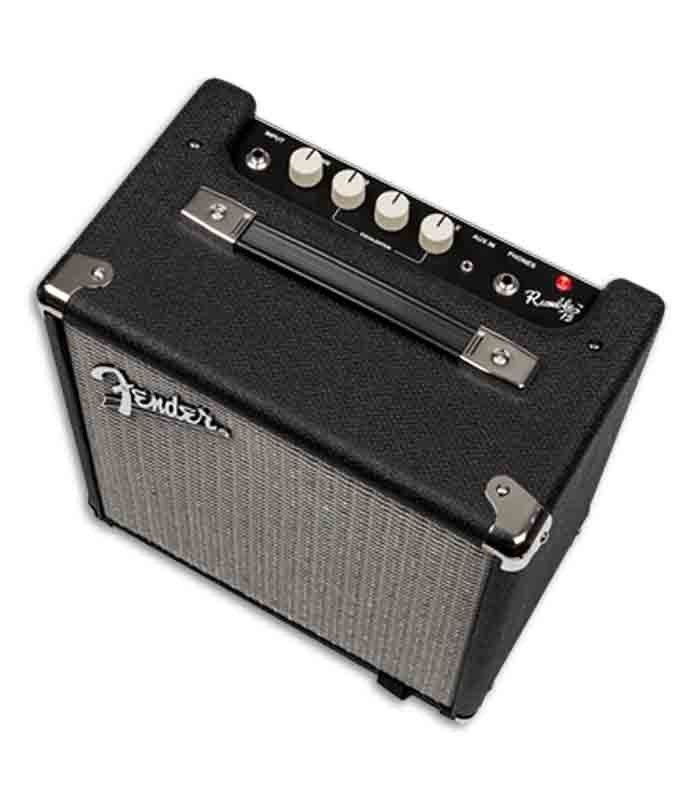 Foto superior 3/4 del amplificador Fender Rumble 15