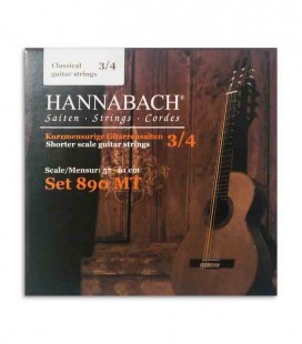 Jogo de Cordas Hannabach 890MT para Guitarra Clássica 3/4