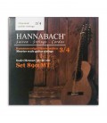 Jogo de Cordas Hannabach 890MT para Guitarra Clássica 3/4