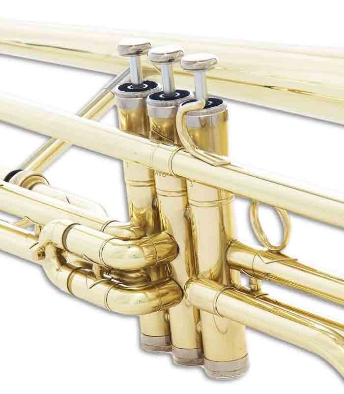 Foto de los pistones del Trombón John Packer JP135