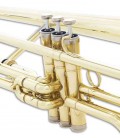 Photo detail of the pistons of the John Packer Trombone JP135
