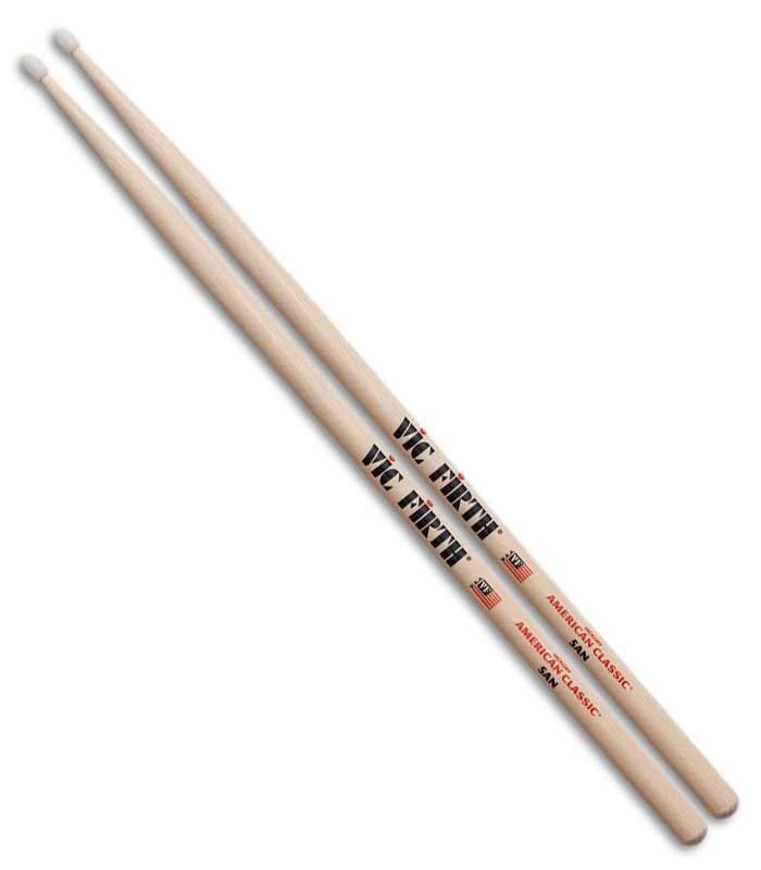 Par de Baquetas Vic Firth VF 5AN Ponta de Nylon