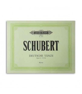 Livro Edition Peters EP5600 Schubert Opus 33 Danças Alemãs