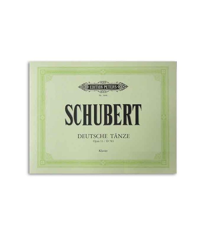 Capa do livro German Dances Opus 33 Schubert 