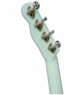 Cabeça do ukulele soprano Fender Venice Surf Green