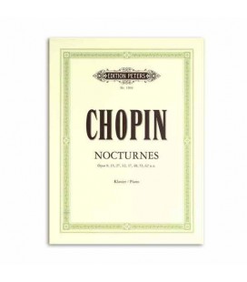 Livro Edition Peters EP1904 Chopin Nocturnos