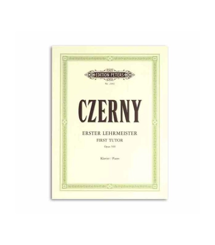 Czerny 1st Tutor 100 Exercises Opus 599 Peters