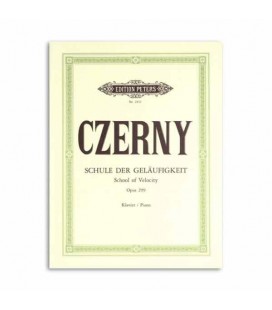 Livro Edition Peters EP2411 Czerny Escola de Velocidade Opus 299