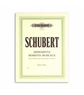 Livro Edition Peters EP3235 Schubert Momentos Musicais Op 90 94 142