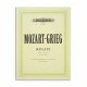 Mozart Grieg Sonata em Sol K283 Arranjos 2 Pianos Peters