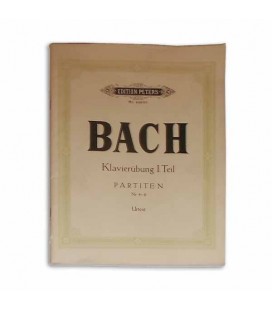 Livro Edition Peters P4463B Bach Partitas Vol II Nº 4 a 6