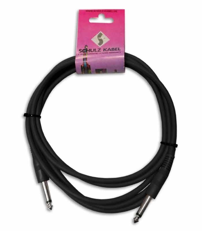 Cable para Guitarra Schulz BWA 3 Negro o Rojo con 3M