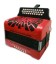 Concertina Hohner El Rey del Vallenato Red