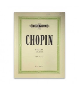 Livro Edition Peters P1907 Chopin Estudos Opus 10