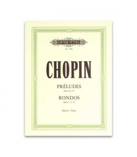 Livro Edition Peters EP1908 Chopin Preludes and Rondos