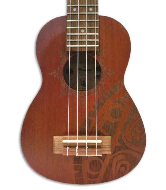 Ukulele Soprano VGS Manoa Kaleo Tattoo KT-SO-Inca VGS12402