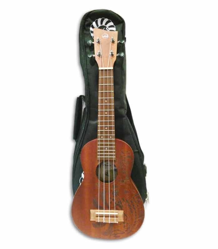 Foto do ukulele VGS Manoa Kaleo com saco