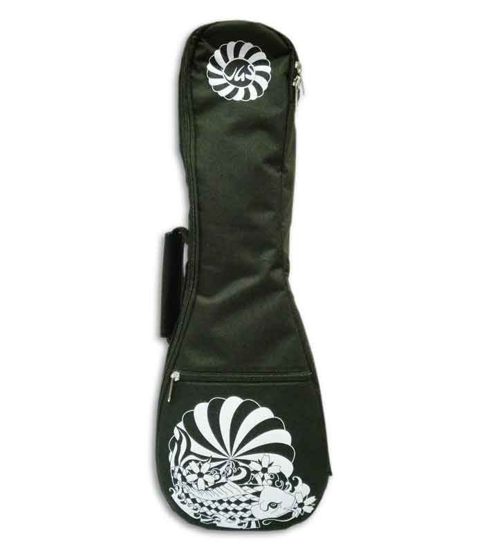 Foto frontal do saco para o ukulele VGS Manoa Kaleo com saco