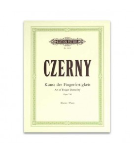 Livro Edition Peters EP2412 Czerny Art of Finger Dextery Opus 740