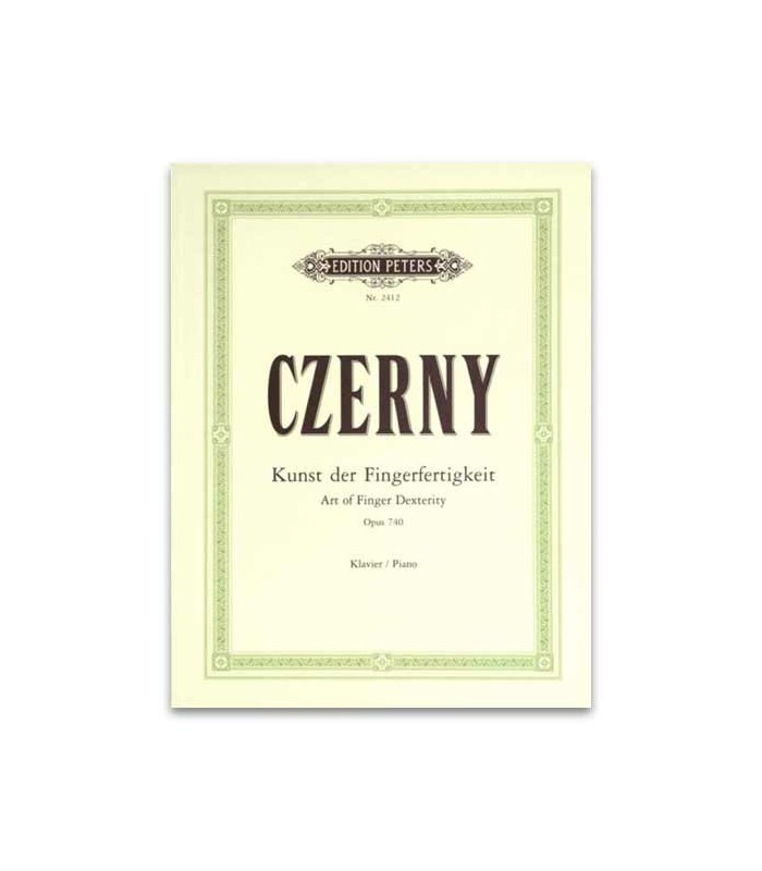 Czerny Art of Fingers Dextery Opus 740 Peters