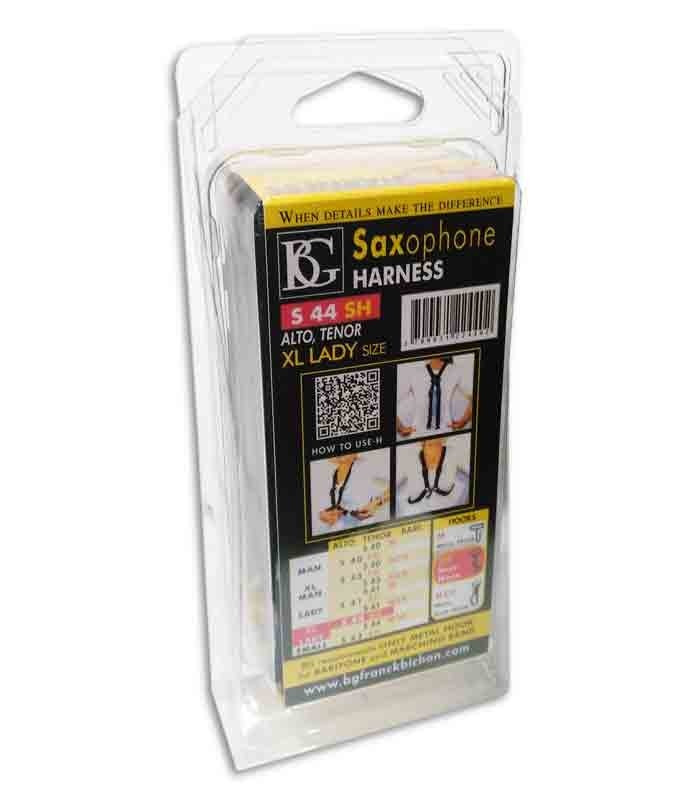 Correia Grande BG S44SH para Saxofone Alto ou Tenor ou Barítono Senhora