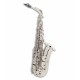 Saxofone Alto Selmer Super Action 80 II Mi Bemol Prateado com Estojo