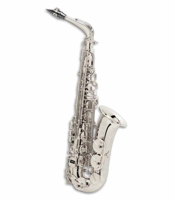 Saxofone Alto Selmer Super Action 80 II Mi Bemol Prateado com Estojo