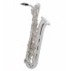 Saxofone Barítono Selmer Super Action 80 II Mi Bemol Prateado com Estojo