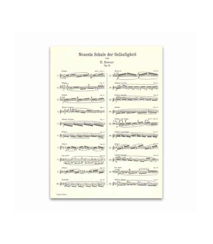 Berens School of Velocity Opus 61 Vol1 Peters