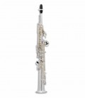 Soprano Saxophone Selmer Super Action 80 II B Flat Silver with Case